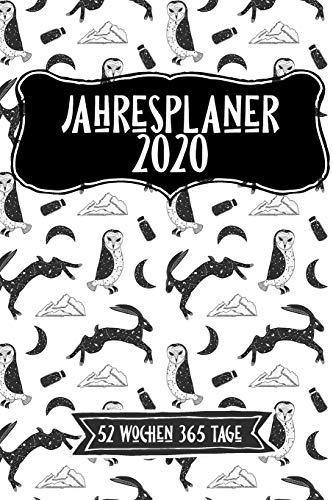 Jahreskalender 2020 52 Wochen 365 Tage: -53 Wochen undatiert A5 Notizbuch für Notizen & Termine Wochenplaner 200 Seiten