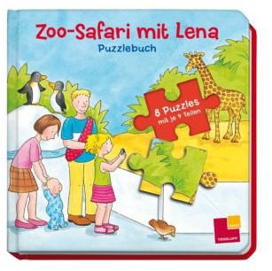 Zoo-Safari mit Lena. Puzzlebuch: 8 Puzzles mit je 9 Teilen