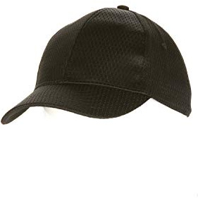 Chef Works Unisex Cool Vent Baseball Cap, Black/Black, One Size