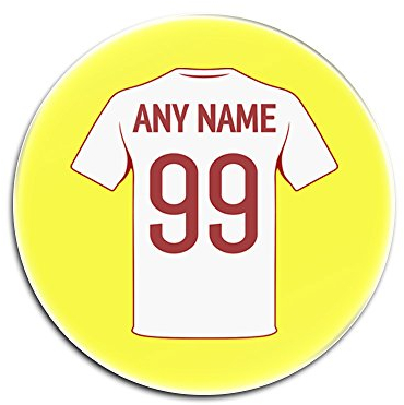 Uni-gift UNIGIFT Glasuntersetzer mit englischer Aufschrift World Cup 2018, England-Motiv, Farboptionen, Weiß, Glas, Yelllow, Rund