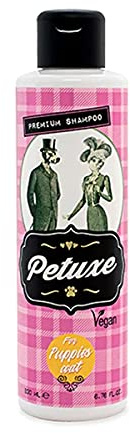 PETUXE Champú para Cachorros de Perros y Gatos | Limpieza Suave Sin Químicos | Hidratación y Nutrición Natural con Aloe Vera y Vitamina B6 | Fórmula Vegana | 200 ml