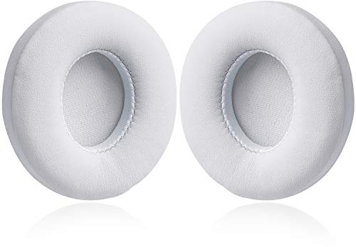 YOCOWOCO Replacement Ear Pads Cushions for Beats Solo 2 Wireless/Solo 3 Wireless On-Ear Headphone, Earpads with PU Leather and Memory Foam,White