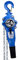 Pallit Paranco a leva LEVER-S | portata 750 kg | lunghezza catena 1,5 m | freno di carico | funzione ruota libera