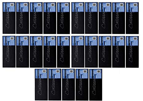 Küssner 25x Juego de láminas abrasivas 115 mm x 280 mm P180. Malla con carburo de silicio para un lijado sin polvo. Kit de 25 unidades resistente para superficies de construcción y reforma.