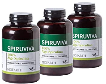 Spirulina Spiruviva 540 Compresse Bioearth (3 Confezioni Da 540 Compresse)
