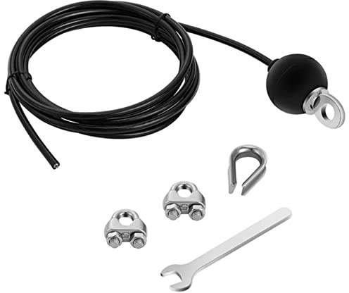 KUEZCVYA Gym Kabel Draht Fitnessgerät Stahlseil 5 M, Stahlseil ummantelt für Fitnessgerät, Stahlseile für Fitnessgeräte, Stahlseil ummantelt für Latzug Kabelzug Seilzug Fitness