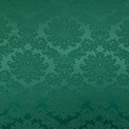 Dekostoff Jacquard Ornamente grün