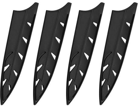 QUARKZMAN Uds Fundas para Cuchillos Protectores de Borde de Hoja para Cuchillo de Chef de 8 Protector de Borde de Hoja Funda de Cuchillo Universal para Cocina, Negro