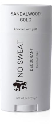 Aluminium Free Stick Deodorant - Sandalwood Scent - Vegan - Sandalwood Gold - By No Sweat