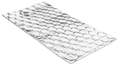 iplusmile Schalldämmmatte Auto Butylkautschuk Aluminiumblech Matte Schalldämmung Auto Lärmdämmung Vibrationen Reduzieren Auto-schalldämmungsmaterial Schalldämpfungsmatte