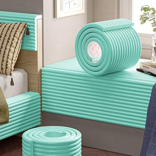 Anti-Collision Wall Cushion Padding for Kids with Autism - DIY Padded Wall Panels Soft Upholstered Wall Panels for Tatami, Self-Adhesive Wall Stickers, Environmentally Friendly(Green,11.8 x 78.7)