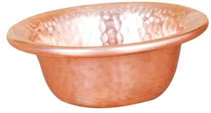 Warmhm Ciotola per Offerte Buddista in Rame Decorativa Santa Ciotola per e Casa Contenitore Religioso per Offerte Tibetane