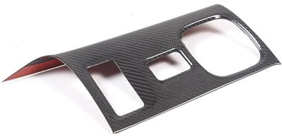 MIENAOC Autoinnendekoration Für Subaru Für BRZ 2022/Real Carbon Fiber Auto Getriebe Shift Panel Sitz Heizung Einstellung Rahmen Trim Aufkleber Auto deko Innenraum(Style B Carbon Fiber)
