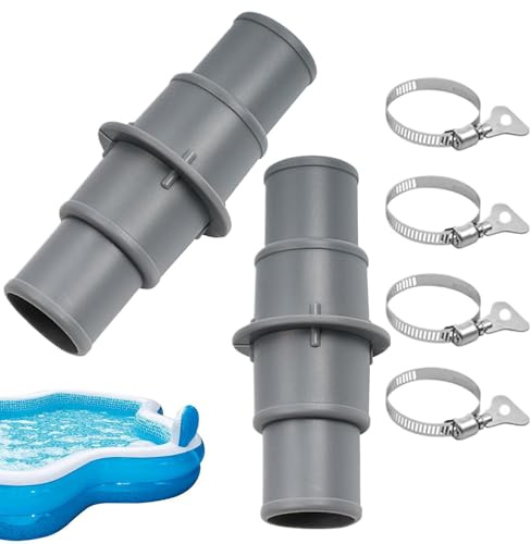 Raccord De Tuyau De Piscine | Connecteur de Tuyau pour Piscine - 2 Pièces Raccords de 32 mm ou 38 mm