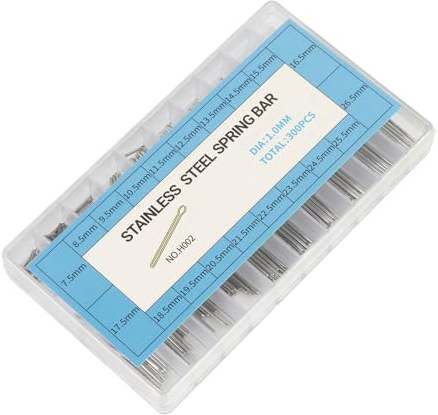 RASTKY 1,0 Mm Edelstahl-SplinteReparatur von Uhrenarmbändern – Uhrenarmband-Splinte aus Edelstahl 304 in Verschiedenen Längen – Wichtige UhrenteileReparaturen zu Hause