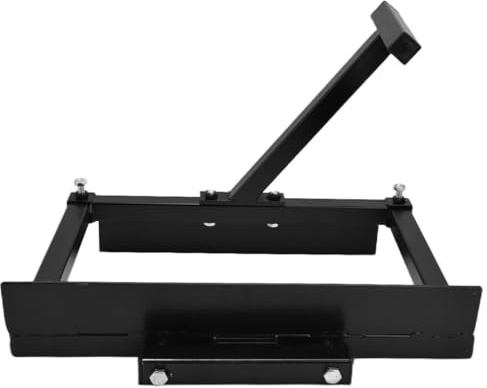 Qudinip Portable Vertical Chainsaw Mill Durable for Wood Cutting Projects in Black Steel 41x30.5cm