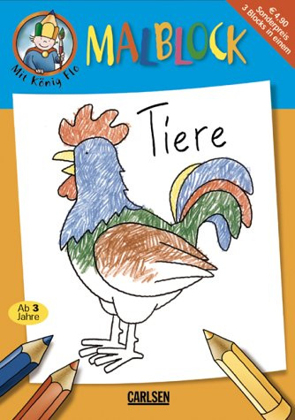 Tiere: Superdicker Malblock