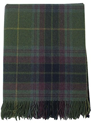 McLaughlin's Irish Shop Gewebte Irische Wolldecke aus 100% Lammwolle