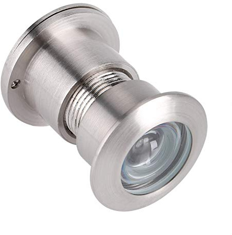 Türspion Aluminium Anti-Diebstahl 35mm-60mm Cat Eye mit Rückabdeckung Weiter Betrachtungswinkel mit Heavy Duty Privacy Cover Sicherheit Reines Kupfer Optisches Glas Safe für Haustür (Zeichnung)
