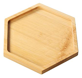 Bandeja de tocador de madera, organizador de encimera, bandeja de servir, bandeja de almacenamiento de joyas, bandeja dispensadora de jabón, bandeja de baño, platillo de bambú para plantas suculentas,