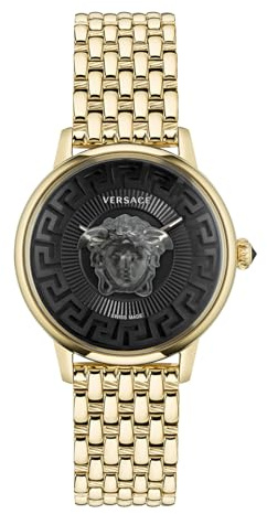 Versace Damen Analog Armbanduhr Medusa Alchemy