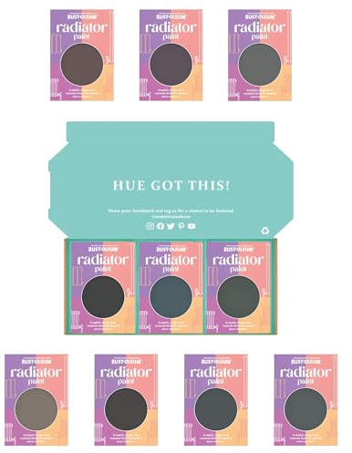 Rust-Oleum Radiator Paint in Matt Finish – Moody Darks Tester Box