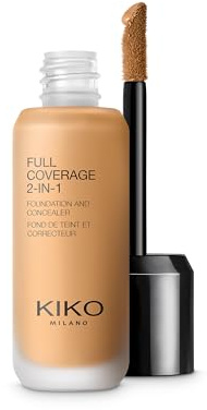 KIKO Milano Full Coverage 2-In-1 Foundation & Concealer 32 G95, 2-In-1-Foundation Mit Concealer, Hohe Deckkraft