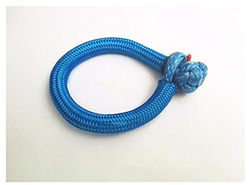 BomDog Abschleppseil, Blauer 10 Mm X 80 Mm Weicher Schäkel, Atv-Windenschäkel Für Teile, Uhmwpe-Schäkel, Atv-Abschleppseil, Mit Windenseil
