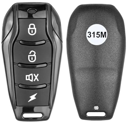 HTU Key Fob Universal Electronic Gate Remote Control Garage Door Gate Opener 315/433Mhz Cloning Wireless Remote Control