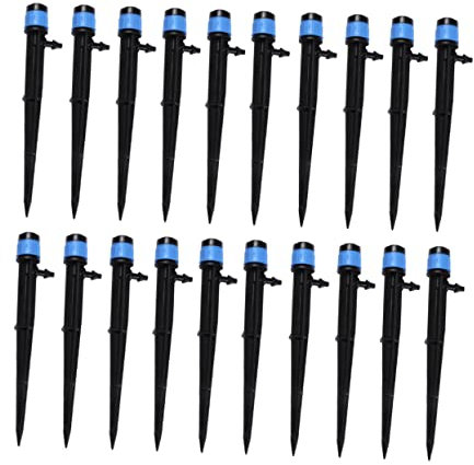 Gogogmee 100st Bewässerungssprinkler Bewässerung Mister Head Anlage Rasenbewässerungssystem Tropfstrahler-kit Gartenwassersprinkler Automatisch Rotierender Sprinkler Kleiner Rosa Blumentopf