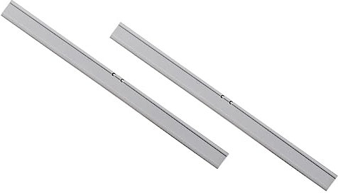NUOBESTY 2pcs Glass Wiper Strip Practical Rubber Window Cleaner Accessory for Car Window Cleaning and Home Glass Wiper Replacement