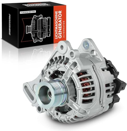 Frankberg Lichtmaschine Generator 0124315007 | Kompatibel mit Polo 9A 9N, Polo 6C1 6R1, R.o.o.m.s.t.e.r 5J7, Ibiza IV ST 6J8 6P8, Ibiza IV 6J5 6P1, Polo Variant 6V5