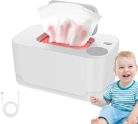 Handtuchwärmer für Babys: Handtuchspender für schnelles Aufwärmen, selbst Aufwärmen von warmen Feuchttüchern, Erwärmung und Feuchtreinigung, Bedienung mit einer Hand beheizt
