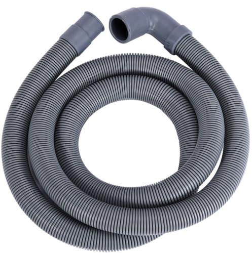 Design elegante, questo tubo di scarico da 10 m si adatta alla maggior parte delle lavatrici e lavastoviglie senza complicazioni, tubo di scarico per lavatrice angolato tubo di uscita della