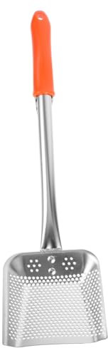 FUNNETOYU Espumadera Inoxidable Mango Para Freír y Utensilio De Cocina Fino Diseño Perforado y Para Filtrar y Grasa Comidas