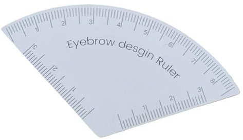 Strumento Righello per la Mappatura dei Sopraccigli,Guida Stencil per Sopraccigli con Strumento di Misura - Modellatore di Sopracciglia Riutilizzabile da Viaggio Casa Vacanza Professionale per Salone