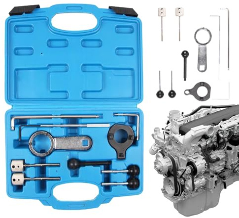 Attrezzo per Catena di Distribuzione | Dispositivo Regolazione Blocco Automobilistica | Kit per Blocco Distribuzione Albero a Camme e Albero a Gomiti | Per A Gomito E Fissaggio Catena Motore A
