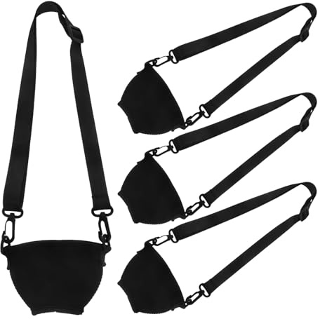 Gadpiparty 4pcs Hanging Wine Glass Neck Holder Adjustable Sleeve for Drinks Events Cocktails Receptions Outdoor Beverage Holder