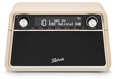 Roberts Revival REVA - Radio FM/Dab/Dab+ con Bluetooth, Color Crema Pastel