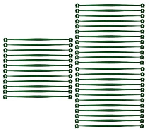 Tutor para Tomates | Set de 36 Piezas Expandible para Enredaderas - Estacas de Soporte - para Jardinería, Hortalizas, Pepinos, Judías, Guisantes, Pimientos, Fresas, Vid