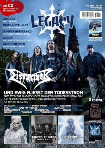 LEGACY MAGAZIN: THE VOICE FROM THE DARKSIDE: Ausgabe #147 (6/2023)