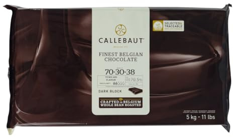 Belgian Dark Chocolate Baking Block - 70.4% - 11 lb block