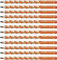 STABILO - Ergonomischer Dreikant-Bleistift für Rechtshänder - EASYgraph in orange - 12er Pack - Härtegrad 2B
