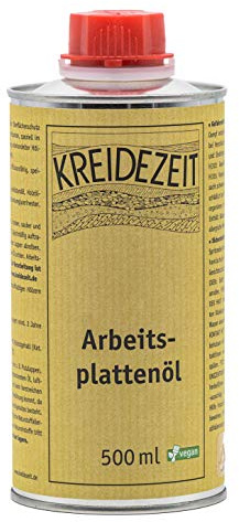 Kreidezeit Arbeitsplattenöl Holzöl cobaltfrei, bleifrei, bariumfrei Vegan 0,5L