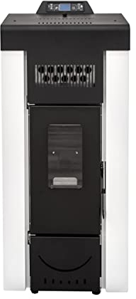 STUFE A PELLET ITALIA Niagara 14 KW WiFi - Pelletöfen Effizienz 89% Heizt 130m² Autonomie 15 Std Programmierbar WiFi-Steuerung 5 Geschwindigkeiten und Kräfte 24 Monate Garantie Weiß