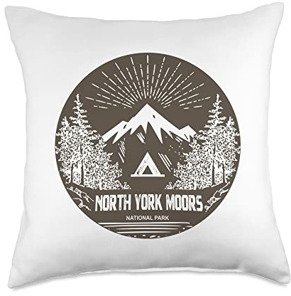 North York Moors National Park Throw Pillow