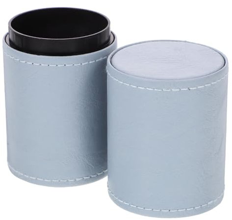 POPETPOP Portapennelli Per Trucco Pu Organizer Cosmetico Anti-polvere Contenitore Multiuso Per Scrivania Per Casa e Negozio