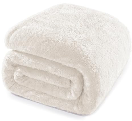 Whale Flotilla Kuscheldecke Flauschige Decke, Warme Fleecedecke Sofadecke Wohndecke Tagesdecke, Superweich und Kuschelig, 220X240CM, Weiß