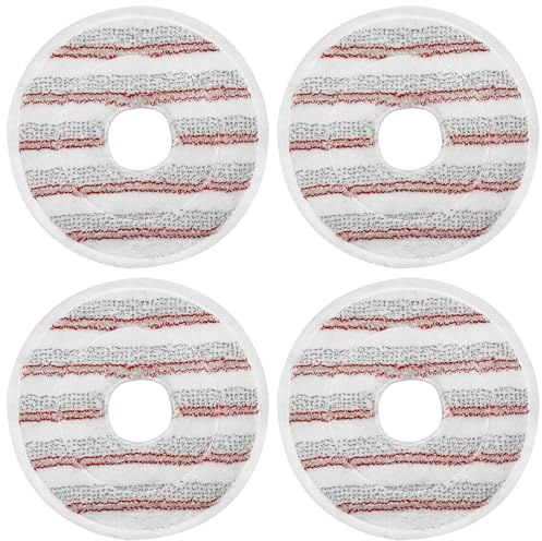 Mop Pads Replacement for Vileda Clean Spin Head Refills, Washable Mop Head Replacement Cloth Microfiber for Cleaning Floor