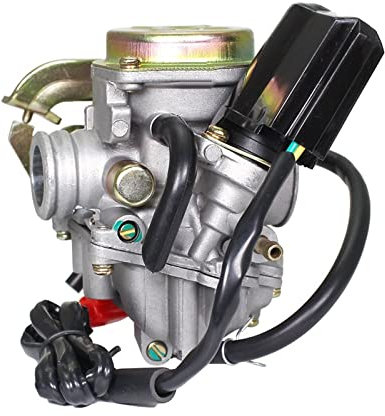 LGLDAMUHX Carburateur Carb Carburateur 4 Temps 18mm pour Scooter Carb pour GY6 pour 50cc-80cc Chinois pour 139QMB Cyclomoteur Motocross Tondeuse Poche Vélo Carburateur Moteur Carburetor(B1)